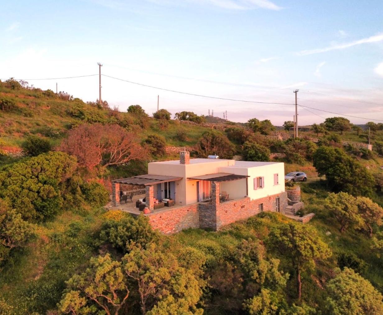 Cycladic Villa With Sea View! Ioulis Exterior photo